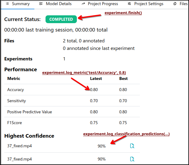 Experiment Mapping Code UI